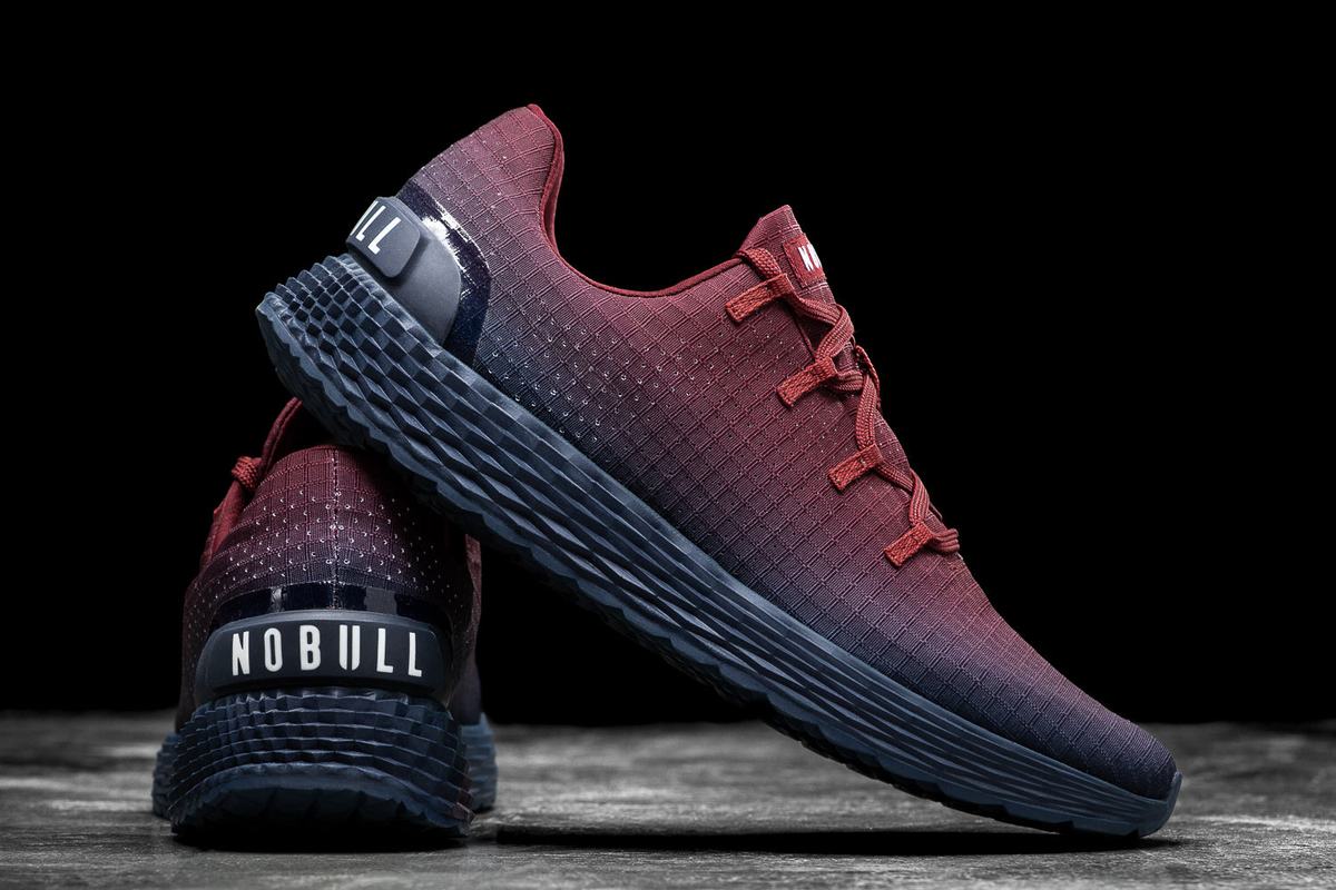 Nobull Atlantic Ripstop Runner Men's Running Shoes Dark Red | Australia (MR5026)